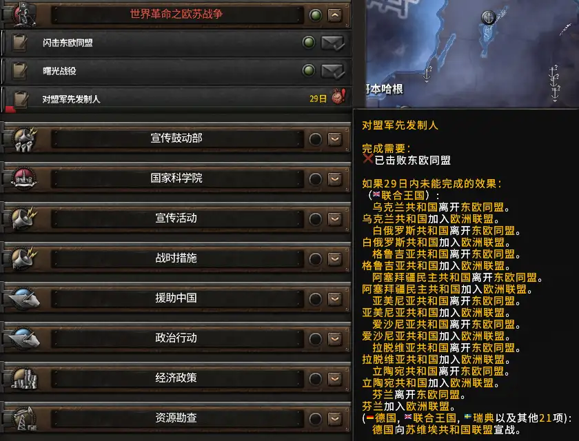 《钢铁雄心4》世界革命之欧苏战争MOD(更新至2.0)