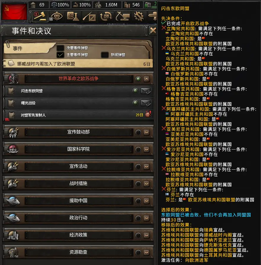 《钢铁雄心4》世界革命之欧苏战争MOD(更新至2.0)