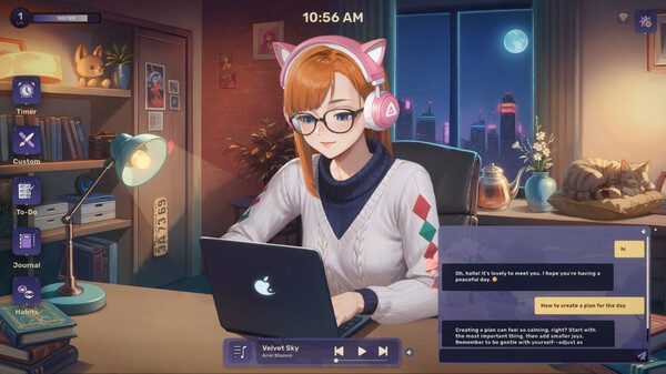 唱片女孩：Ai助手/Lo-Fi Girl: AI Assistant