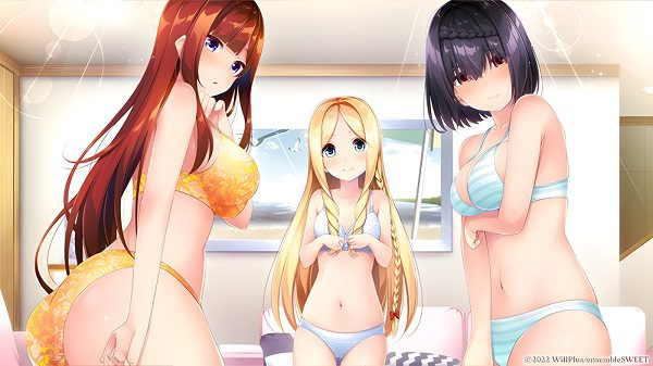 在同一个屋檐下与少女们交谈