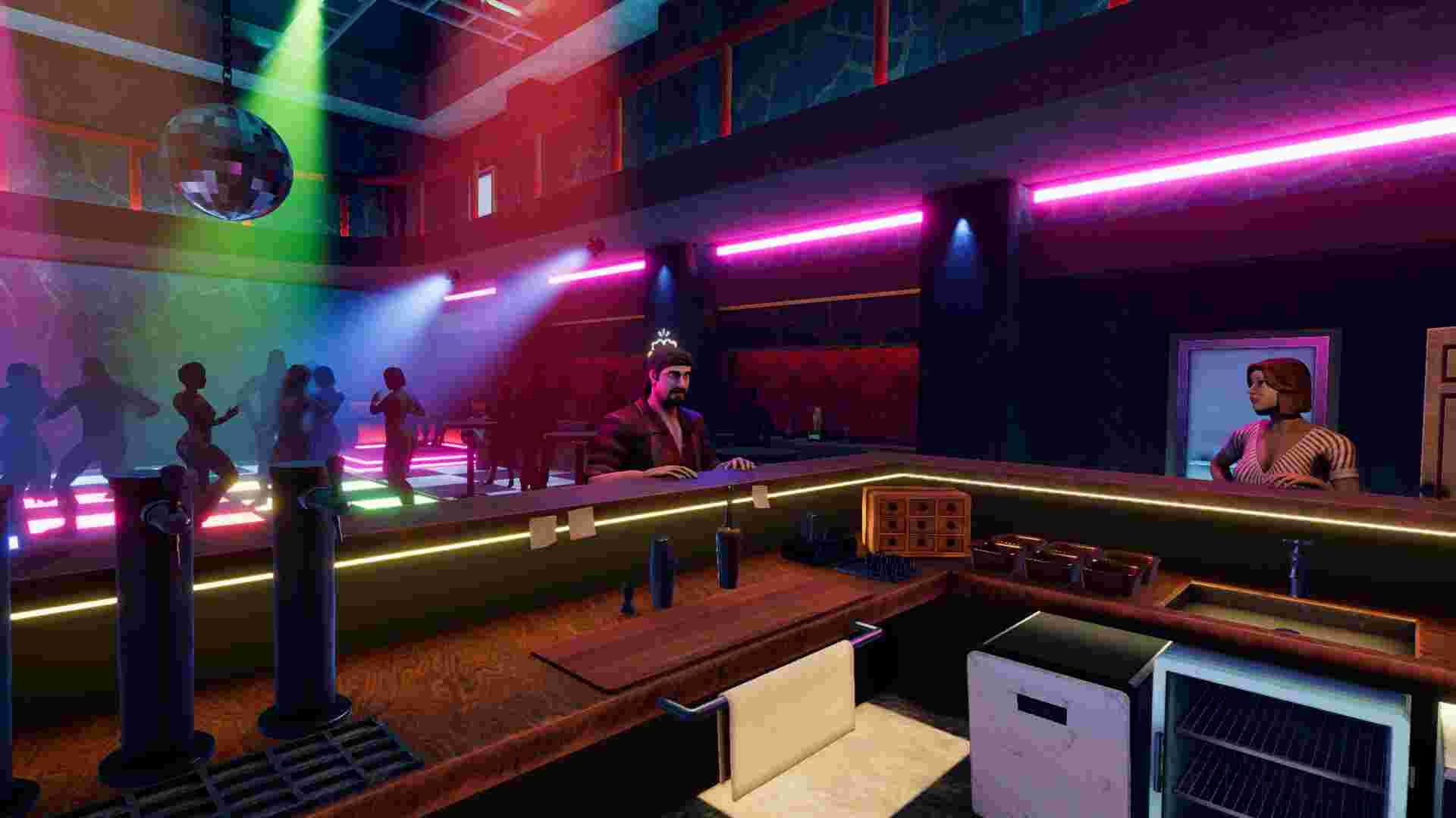 80年代酒吧模拟器/Under the Disco Lights 80s Bar Simulator