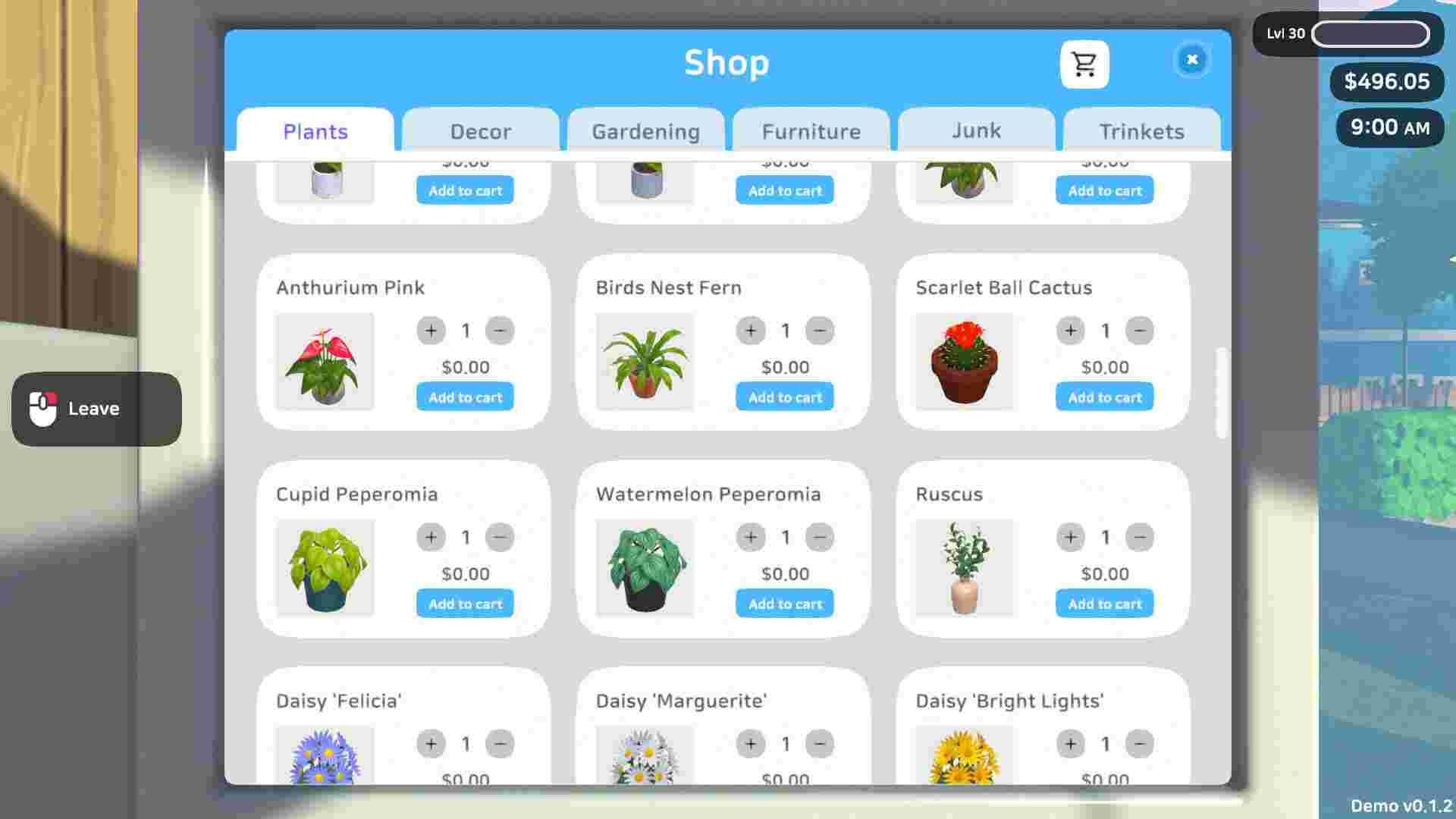 苗圃模拟游戏/Plant Nursery Simulator
